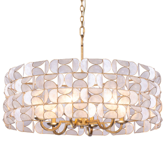 Crescent Round Pendant by Kalco