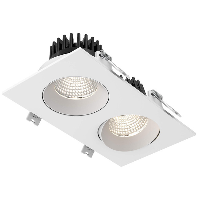 Revolve 3.5IN Round Color-Select Duo Regressed Gimbal by DALS Lighting