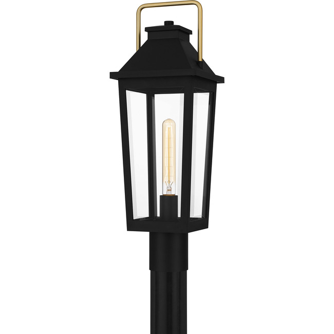 Buckley Outdoor Post Light with Round Fitter by Quoizel