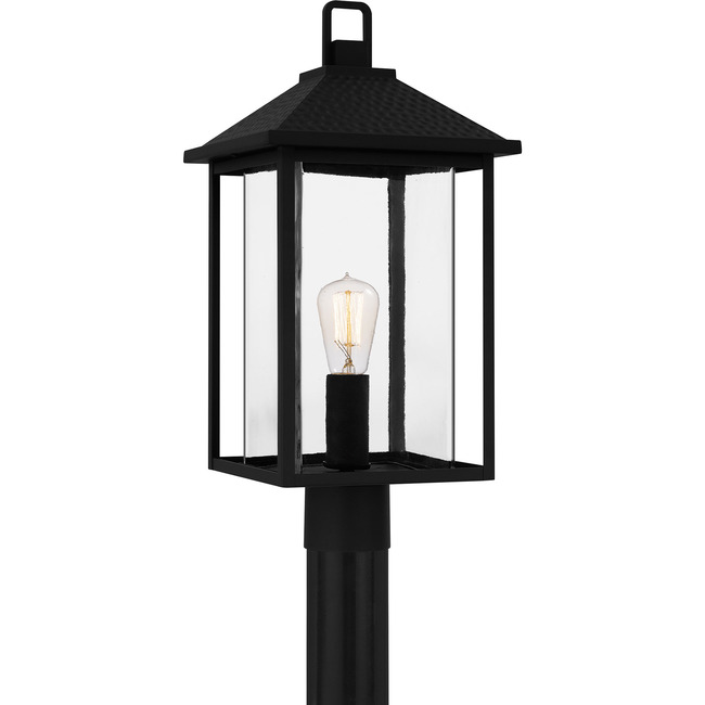 Fletcher Outdoor Post Light with Round Fitter by Quoizel