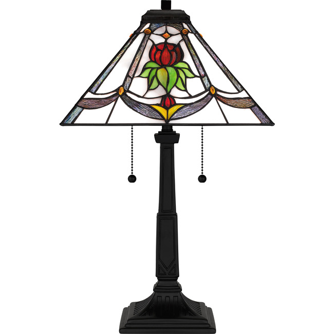 Collingwood Tiffany Table Lamp by Quoizel