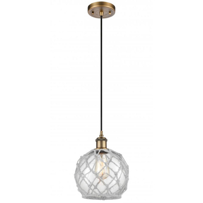 Farmhouse Rope Cord Hung Pendant by Innovations Lighting