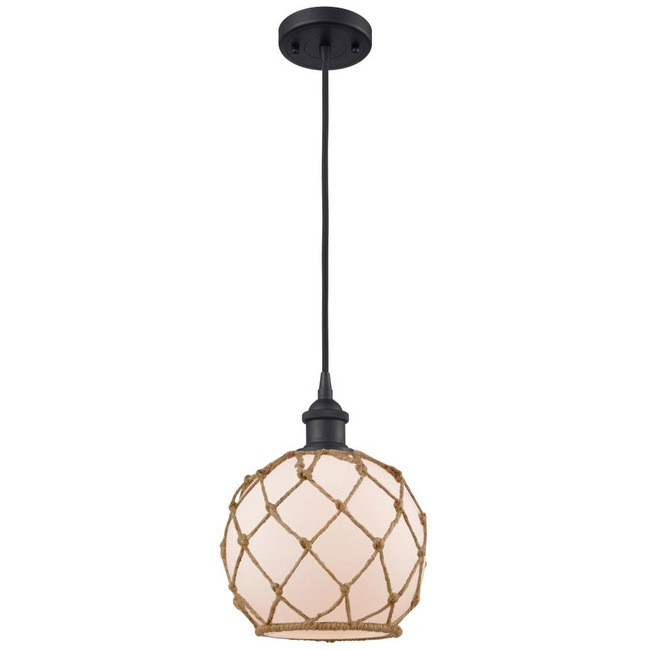 Farmhouse Rope Cord Hung Pendant by Innovations Lighting