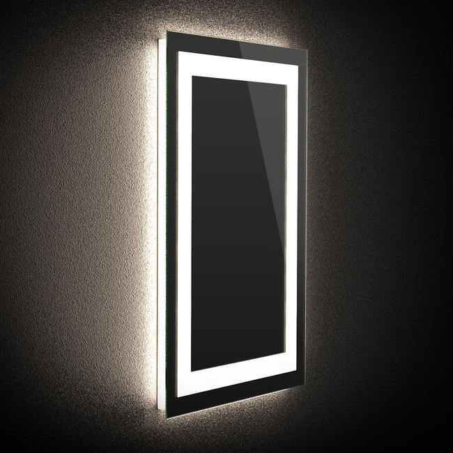 Classic L01B Vertical Full Frame Inset LED Mirror by Matrix Mirrors