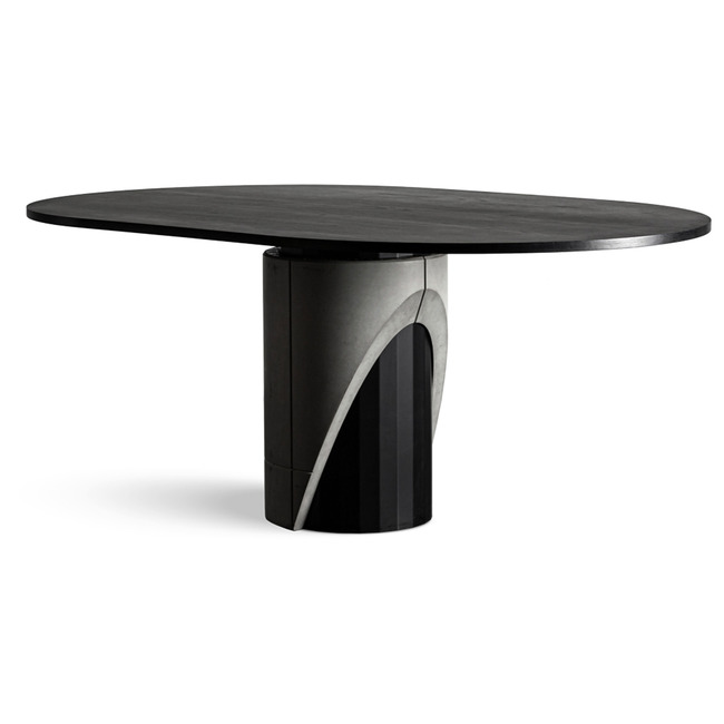 Sharp Oblong Dining Table by Lyon Beton