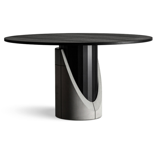 Sharp Round Dining Table by Lyon Beton