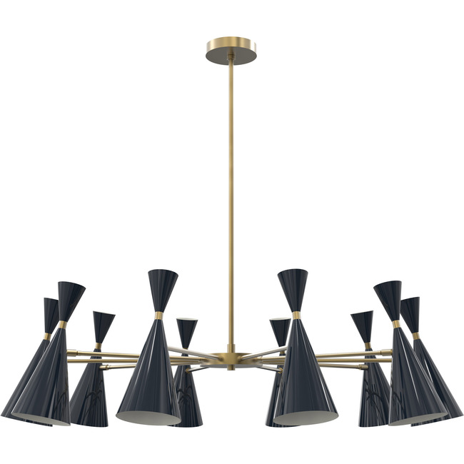 Monolith Chandelier by Blueprint Lighting