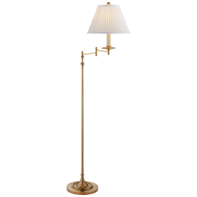 Dorchester Adjustable Swing Arm Floor Lamp by Visual Comfort Signature