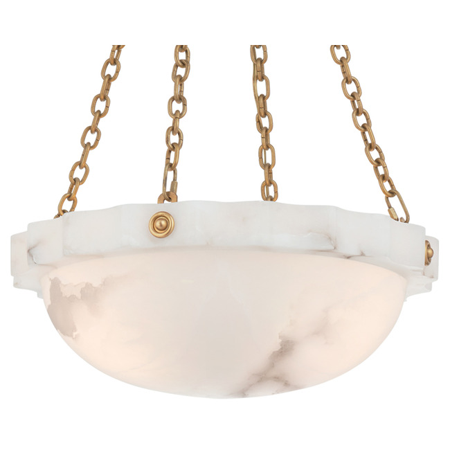 Fluted Band Chandelier by Visual Comfort Signature