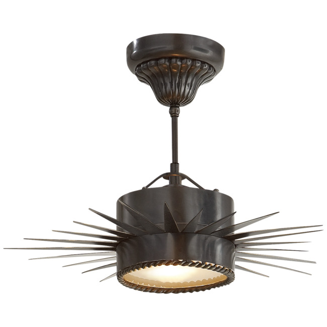Soleil Semi Flush Ceiling Light by Visual Comfort Signature
