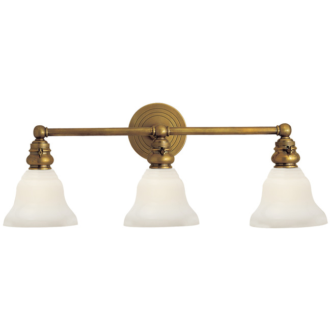 Boston Glass Functional Bathroom Vanity Light by Visual Comfort Signature