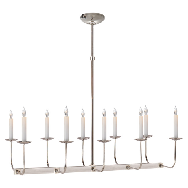 Linear Branched Chandelier by Visual Comfort Signature