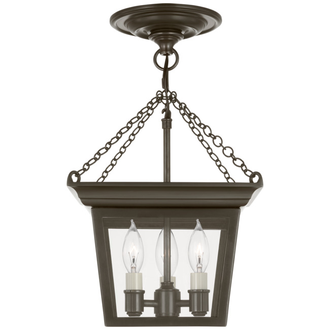 Cornice Semi Flush Ceiling Light by Visual Comfort Signature
