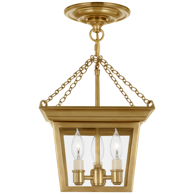 Cornice Semi Flush Ceiling Light by Visual Comfort Signature