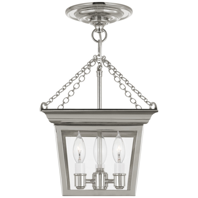 Cornice Semi Flush Ceiling Light by Visual Comfort Signature