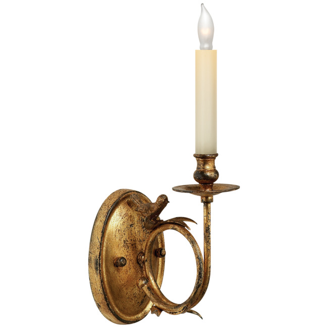 Perching Bird Wall Sconce by Visual Comfort Signature