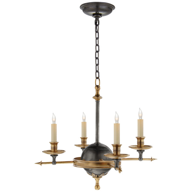 Leaf and Arrow Chandelier by Visual Comfort Signature