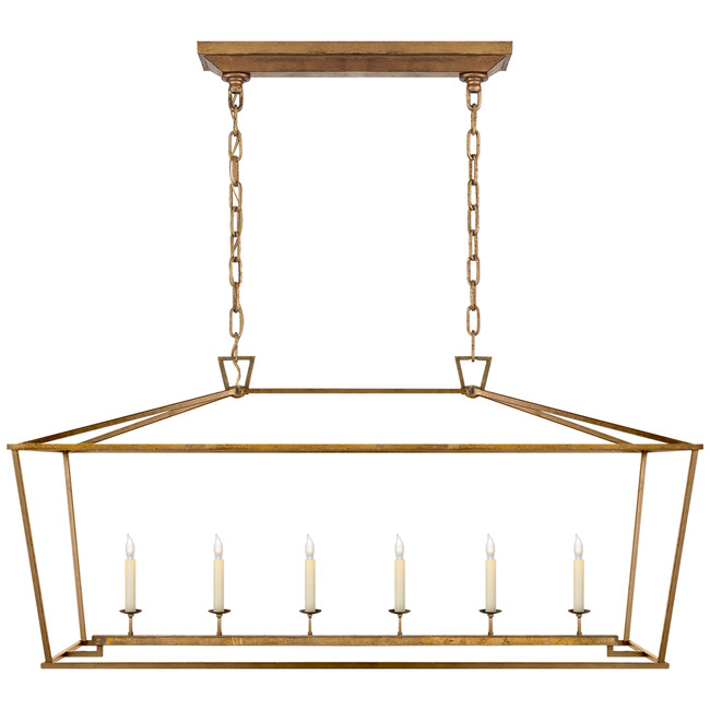 Darlana Linear Lantern Chandelier by Visual Comfort Signature
