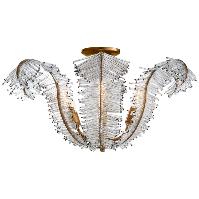Calais Semi Flush Ceiling Light by Visual Comfort Signature