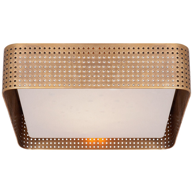 Precision Incandescent Square Ceiling Light by Visual Comfort Signature