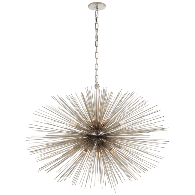 Strada Oval Chandelier by Visual Comfort Signature