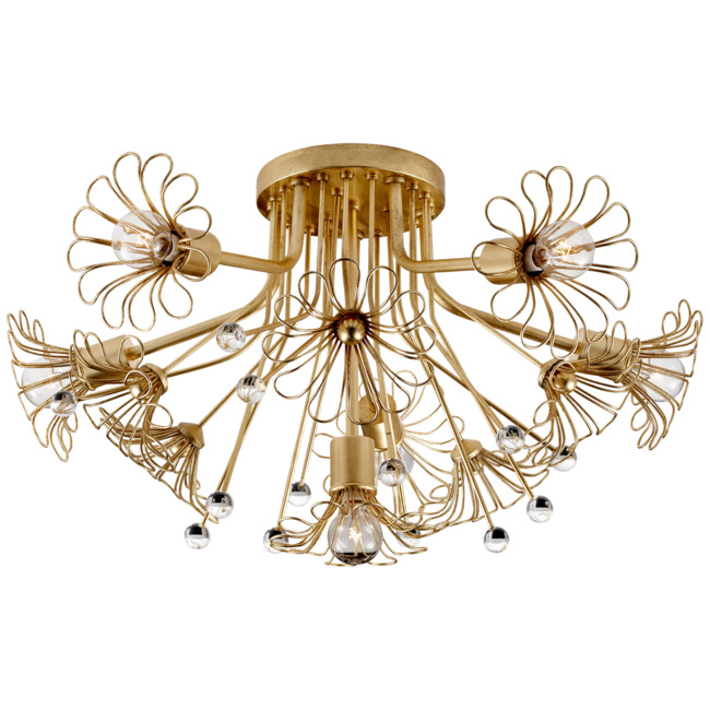 Keaton Semi Flush Ceiling Light by Visual Comfort Signature