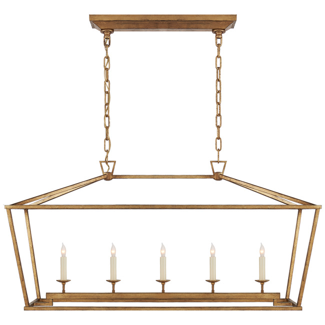 Darlana Linear Lantern Chandelier by Visual Comfort Signature