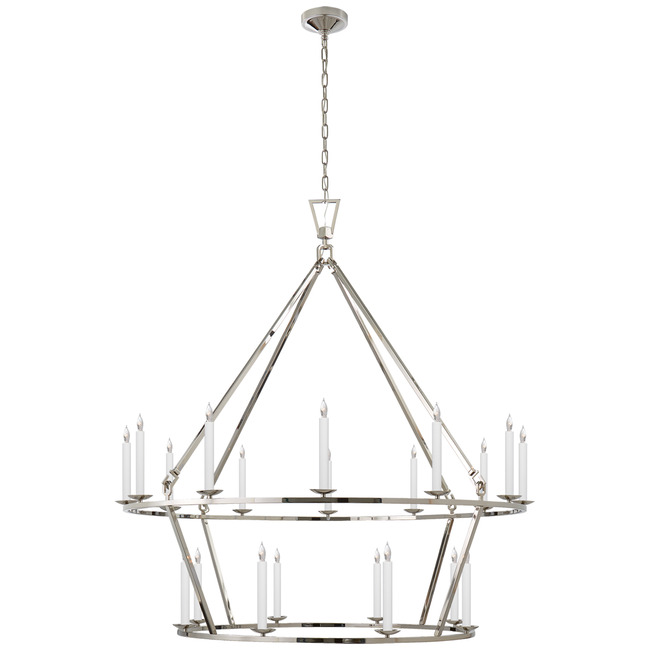 Darlana Two Tiered Ring Chandelier by Visual Comfort Signature