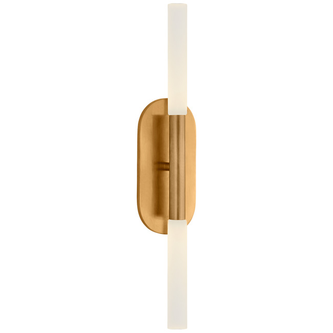 Rousseau Dual Tube Bathroom Vanity Light by Visual Comfort Signature