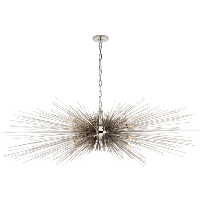 Strada Linear Chandelier by Visual Comfort Signature