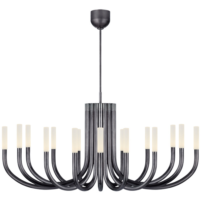 Rousseau Oval Chandelier by Visual Comfort Signature