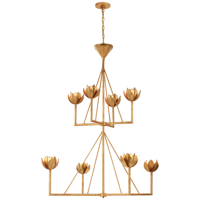 Alberto Two Tier Chandelier by Visual Comfort Signature