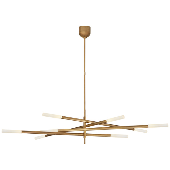 Rousseau Articulating Tube Chandelier by Visual Comfort Signature