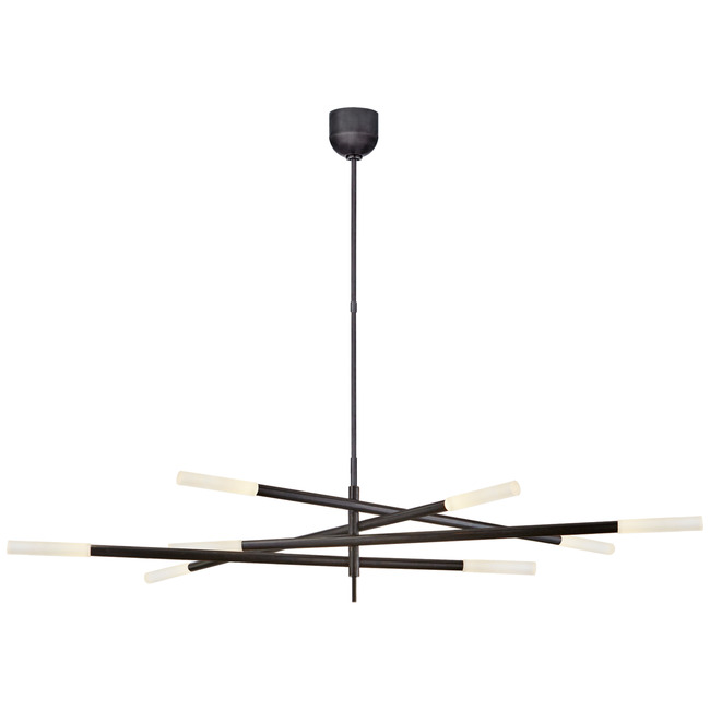 Rousseau Articulating Tube Chandelier by Visual Comfort Signature
