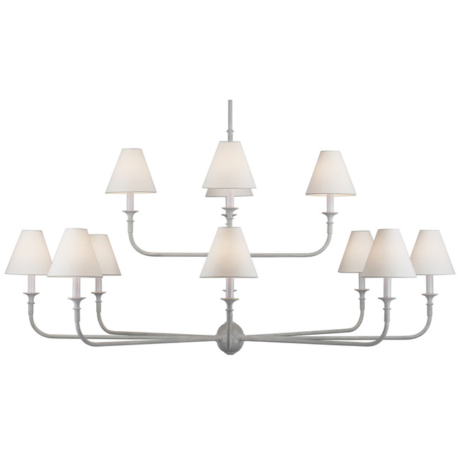 Piaf Two Tiered Chandelier by Visual Comfort Signature TOB 5453SGL