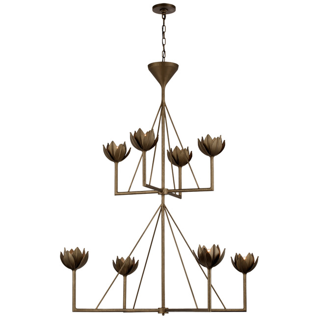 Alberto Two Tier Chandelier by Visual Comfort Signature