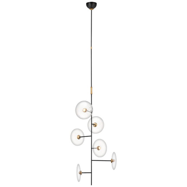 Calvino Vertical Chandelier by Visual Comfort Signature