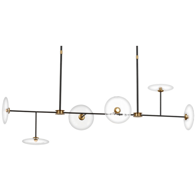 Calvino Linear Chandelier by Visual Comfort Signature