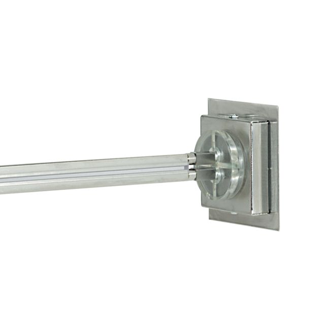Monorail 2 Inch Square Direct End Power Feed by Visual Comfort Modern