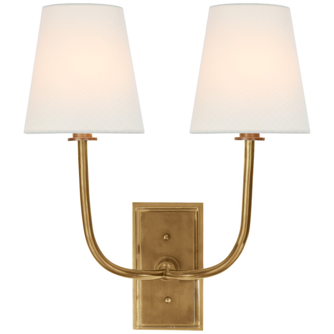 Hulton Double Wall Sconce by Visual Comfort Signature