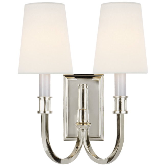 Modern Library Double Wall Sconce by Visual Comfort Signature
