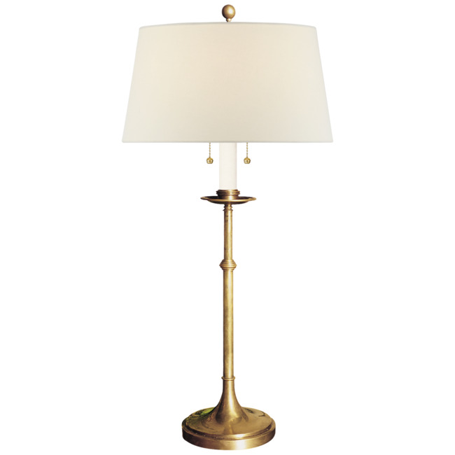 Dorchester Linen Adjustable Table Lamp by Visual Comfort Signature