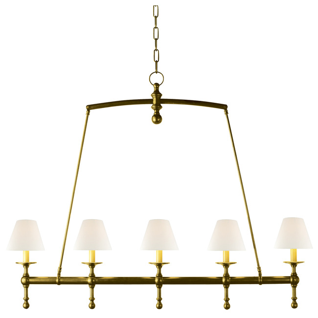 Classic Linear Chandelier by Visual Comfort Signature