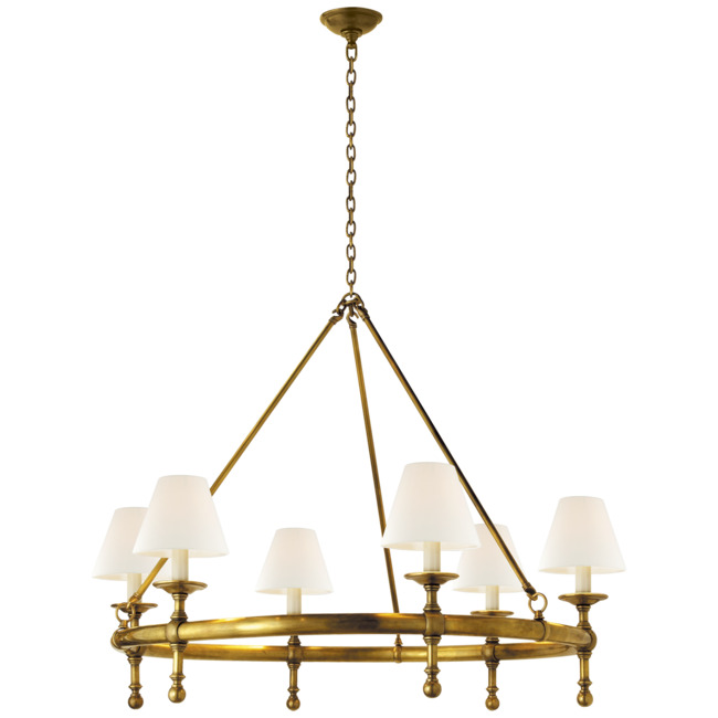 Classic Ring Chandelier by Visual Comfort Signature