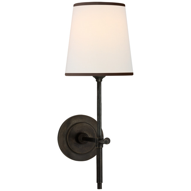 Bryant Fabric Trim Wall Sconce by Visual Comfort Signature