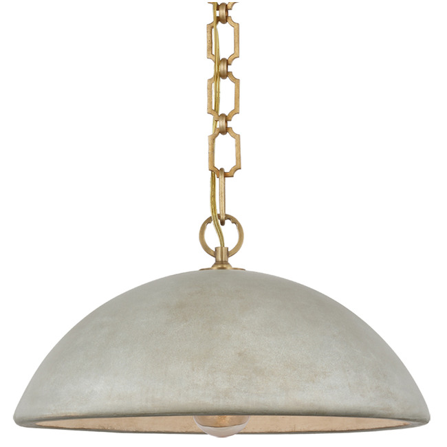 Elliot Wide Dome Pendant by Visual Comfort Signature