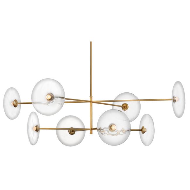 Calvino Radial Chandelier by Visual Comfort Signature