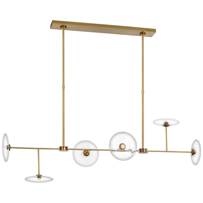Calvino Linear Chandelier by Visual Comfort Signature