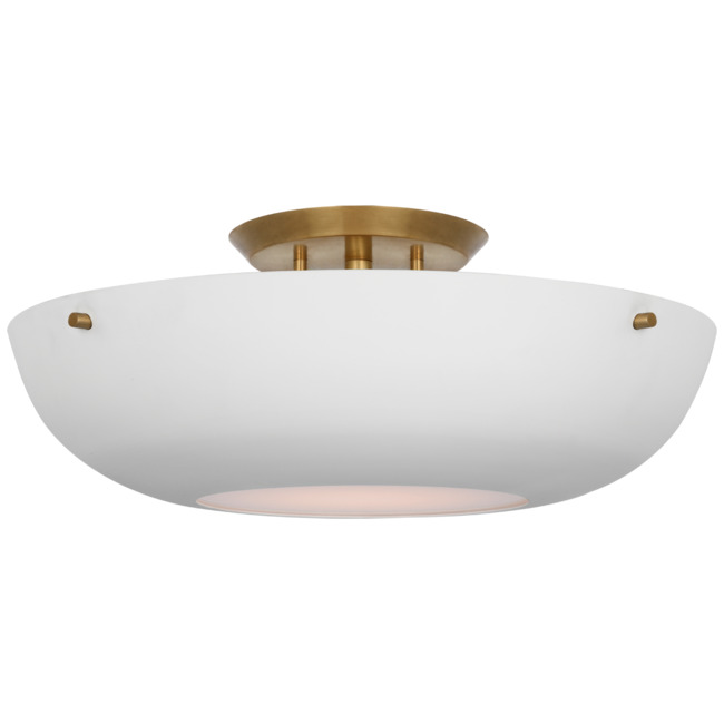 Valencia Semi Flush Ceiling Light by Visual Comfort Signature