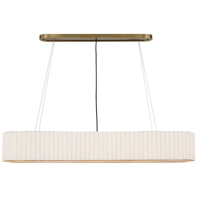 イシュタル Palati Linear Chandelier by Visual Comfort Signature | IKF 5445HAB